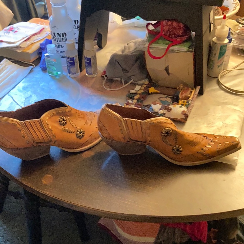 BCBG ankle booties